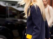 Style tips; navy coat.-