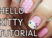 Uñas decoradas Hello Kitty paso