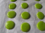 Macarons pistacho crema queso