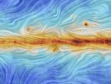 campo magnético largo plano galáctico