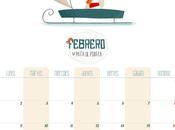 Imprimible: Calendario Febrero 2015