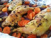 Pollo corral verduras papillote ruspante verdure cartoccio