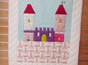 Colcha patchwork para cuna princesa