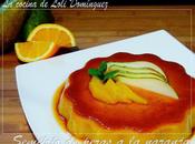 Semifrío peras naranja