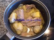 Costilla alcachofas