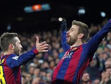 Messi, Iniesta Piqué victoria Barcelona