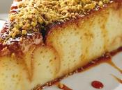 Flan pistache queso