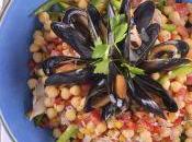 Ensalada mejillones legumbres