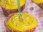 Cupcakes campanilla pera, nutella limón