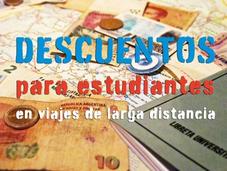 Descuentos para estudiantes transportes larga distancia