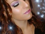 Look Glitter White Purple