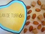 Flan turrón