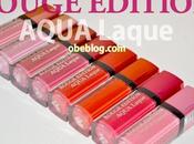 AQUA Laque: labiales ligeros como agua