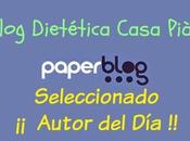 Blog Dietética Casa seleccionado como Autor Paperblog‏