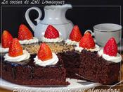 Pastel chocolate almendras
