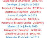 Calendario Copa 2015 grupos Selección Mexicana