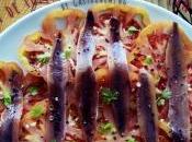 Ensalada tomate anchoas cantábrico