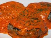 Filetes rusos carrilleras salsa piquillos