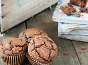 Receta: Muffins Teff, Chocolate Nueces (sin gluten, lácteos, azúcar refinado)