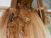 LOVE dorado marrón vestidos novia Alta Costura