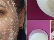 Mascarilla hidratante para rostro avena, leche miel