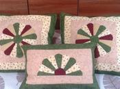 Patchwork Dresden plate