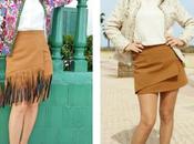 Look falda antelina