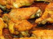 Receta fácil rápida alitas pollo adobadas horno