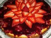 Tarta manzana fresas