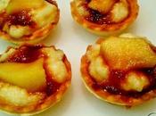 Mini tartaletas rellenas crema manzana‏