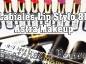 Labiales Stylo Astra Make Review Swatches