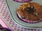 Muffins avena, yogur plátano chocolates. {Gluten free}