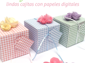 1000 usos Papeles Digitales. lindas cajitas para Mamá!