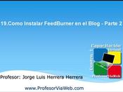 Como Instalar FeedBurner Blog Parte2 Video