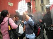 Protesta Virtual represión activistas peruanas favor aborto terapéutico“Basta violencia, contra mujeres”