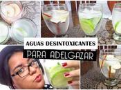 Aguas NATURALES desintoxicantes para adelgazar