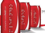 Coca-Cola crea botellas latas nombres braille