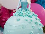 Tarta muñeca Elsa Frozen