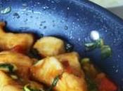 Pollo piña salsa agridulce