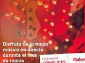 Tres eventos juntos mano Escenarios Cómplices Mahou