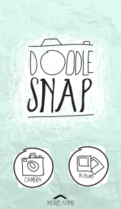 Diseña, edita redecora fotografías Doodle Snap.