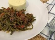 Guiso porotos (judías) verdes