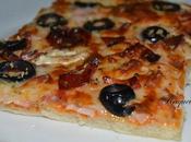 Pizza Fuet Jamón Pavo Olivas Negras