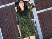 Green animal print