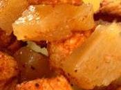 Brochetas lomo adobado membrillo