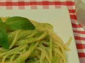 Receta fácil espaguetis salsa pesto