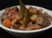 Estofado casero ternera vino.