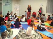 Clases Yoga para niños niñas también verano. Organizan IAYoga Centro Innovación Pedagógica Málaga.