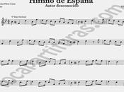 Himno Nacional España Partitura Trombón Tuba Bombardino Himnos Mundo