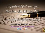 Noche Letras 2.0, tiene artística oficial